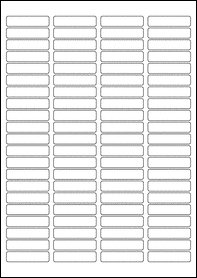 46mm x 11mm Blank Label Template - Microsoft Word - EU30049