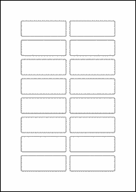 70mm x 24mm labels a4 sheet labels 16 per a4 sheet eu30067