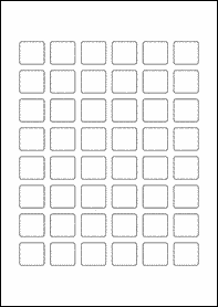 24mm x 22mm labels a4 sheets 48 per a4 sheet eu30108