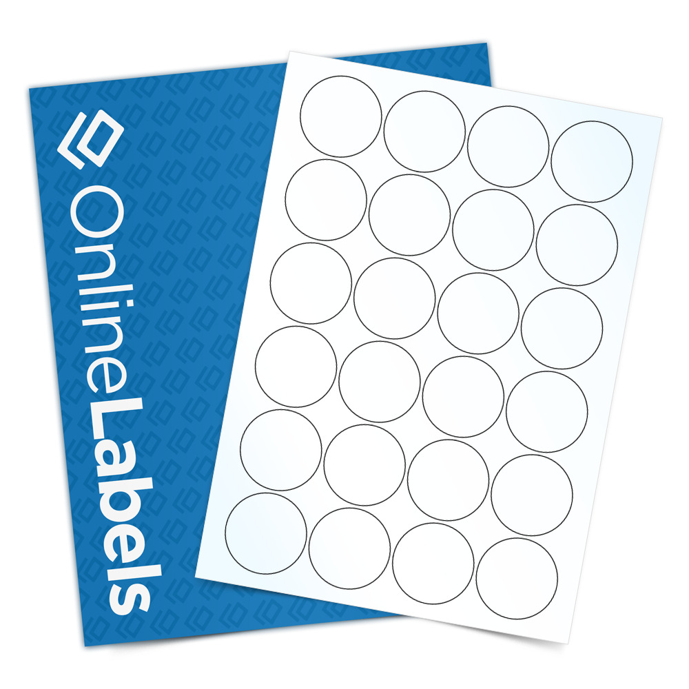 A4 Clear Transparent Labels For Laser Printers - Waterproof Round Labels By A4SheetsUK